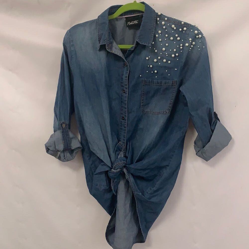 NWT NANETTE NANETTE LEPORE PEARLS DETAIL S…
